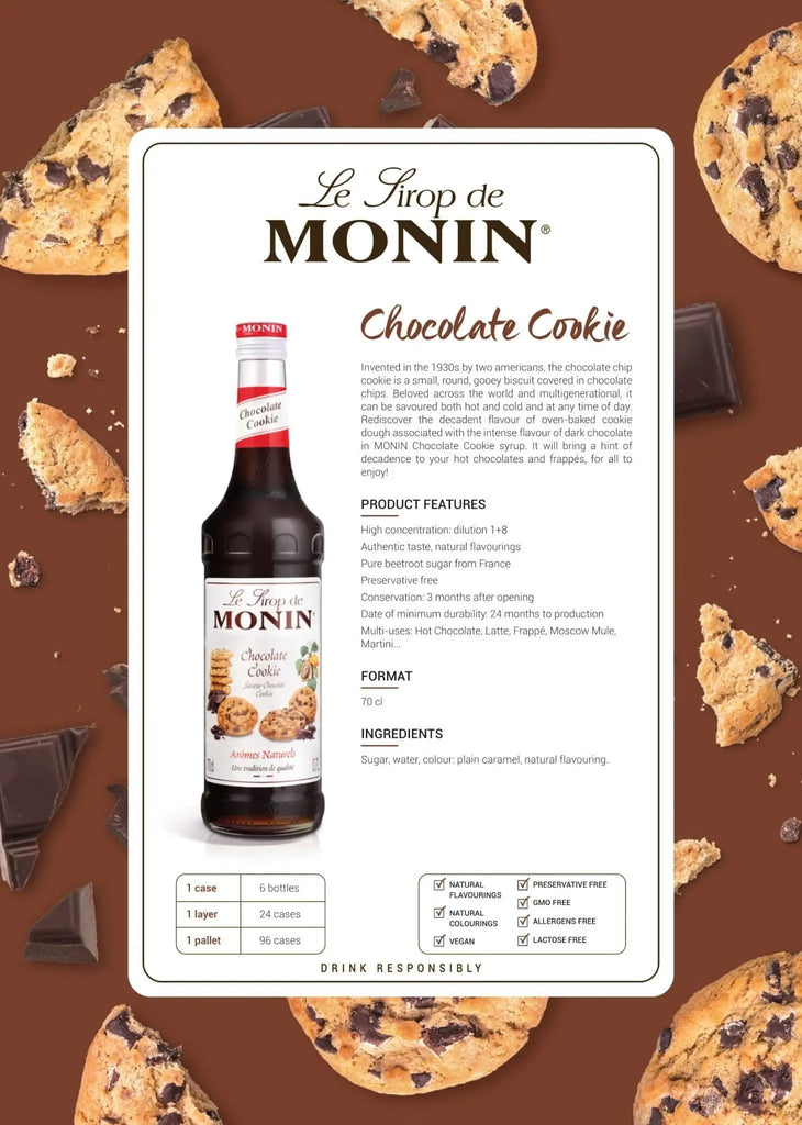 CHOCOLAT COOKIES - Sirop MONIN 70cl