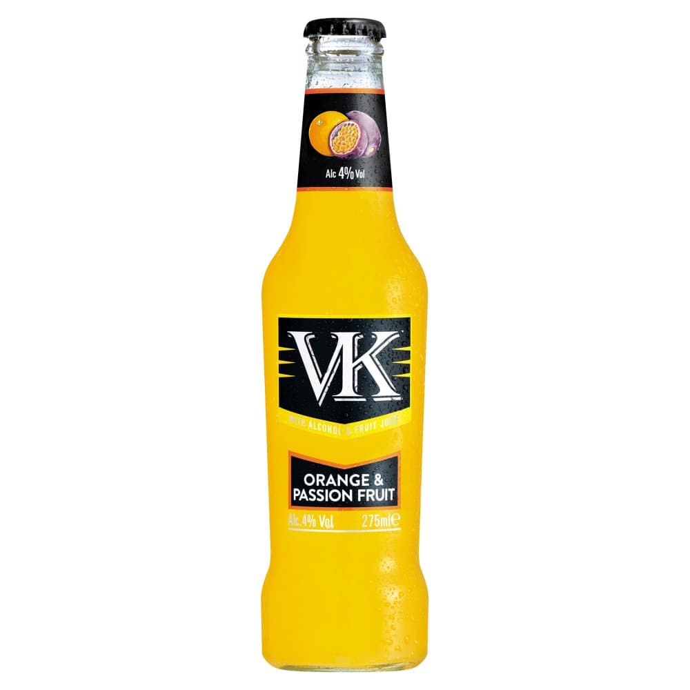 Buy VK Orange & Passion Fruit 12 x 275ml Online - 365 Drinks