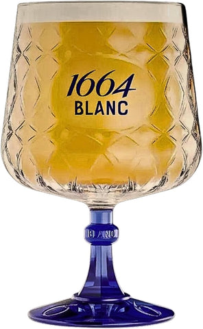 Kronenbourg 1664 Blanc Pint Glass 2025 Design