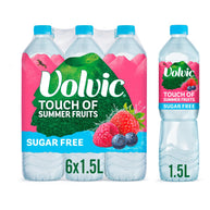 Volvic Touch of Summer Fruits Sugar free 6 x 1.5L