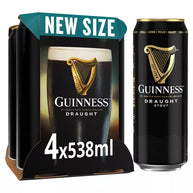 Guinness Draught Beer Cans 24 x 538 ml - NEW SIZE