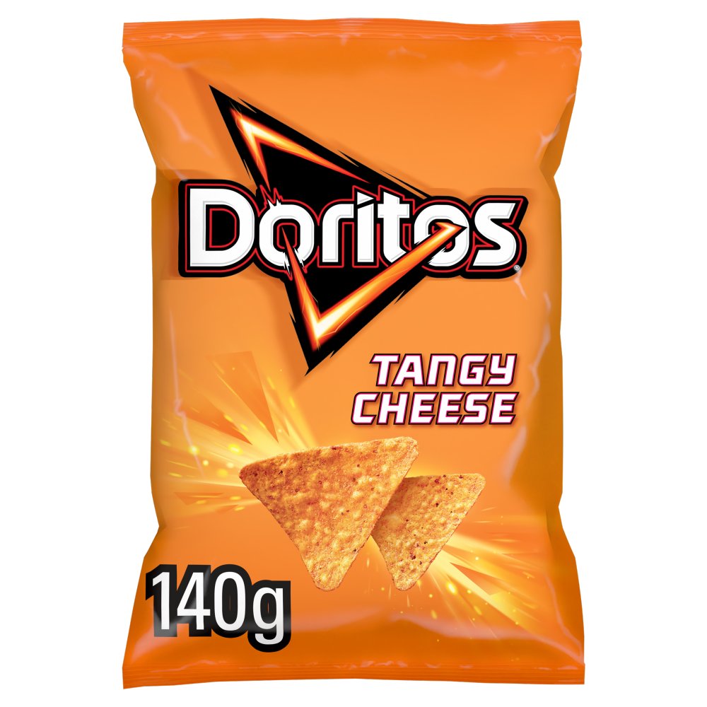 Buy Doritos Tangy Cheese Tortilla Chips Sharing Bag Crisps 12x140g ...