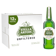 Stella Artois Belgium Unfiltered Premium Lager Beer 12 x 620ml