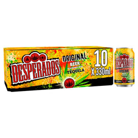 Desperados Original Tequila Lager Beer Can 10x330ml cans