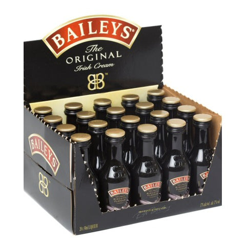 Baileys Original Liqueur 5cl x 20 Miniature - Full Box