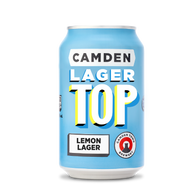 Camden Lager Top Cans 24x330ml - DATED BBE Dec 24