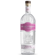 City Of London Rhubarb And Rose Gin 70cl