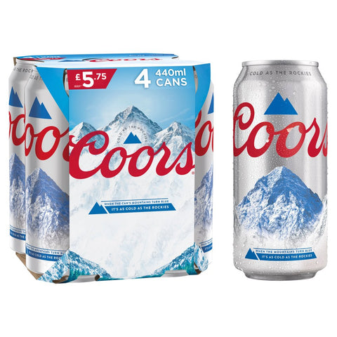 Coors Lager 24 x 440ml cans