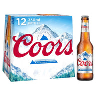 Coors Lager Beer 12 x 330ml Bottle