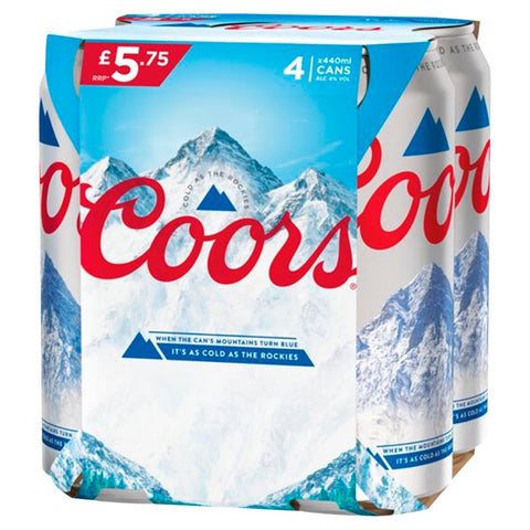 Coors Lager 24 x 440ml cans