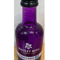 Whitley Neill Rhubarb & Ginger Gin 5cl Alcohol Free