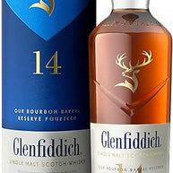 Glenfiddich 14 Year Old  Bourbon Barrel Reserve Single Malt Scotch Whisky 70cl