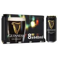 Guinness Draught Stout Beer Cans 8x440ml