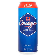 Omega White Cider 24 c 500ml Cans