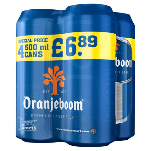 Oranjeboom Premium Lager Cans 24x500ml - IMPORTED