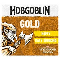 Hobgoblin Gold Beer - Wychwood Brewery Bottles- 8x500ml