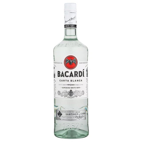 Bacardi Carta Blanca Superior White Rum 1lt