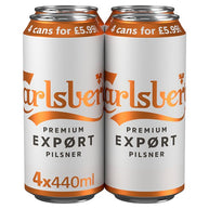 Carlsberg Export Lager Beer 24 x 440ml Cans PMP £5.99