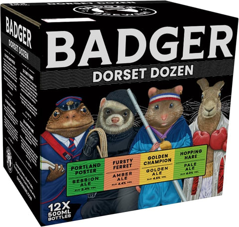 Badger Dorset Brewers Variety Pack 'The Dorset Dozen' 12 x 500ml Bottles