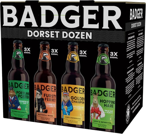 Badger Dorset Brewers Variety Pack 'The Dorset Dozen' 12 x 500ml Bottles