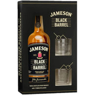 Jameson Black Barrel Irish Whiskey & Glasses Gift Set