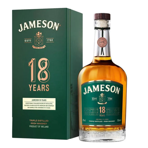 Jameson 18 Years Irish whiskey 70cl