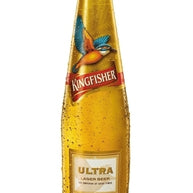 Kingfisher Ultra Lager Beer 24 x 330ml Bottles - Imported from India