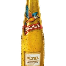 Kingfisher Ultra Lager Beer 24 x 330ml Bottles - Imported from India