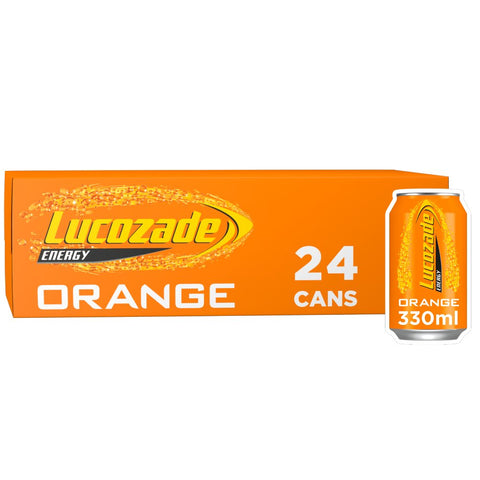 Lucozade Energy Orange Cans 24 x 330ml