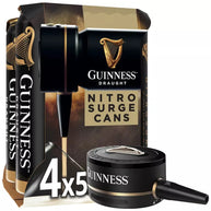 Guinness Nitrosurge Device and Cans Bundle with 4 x 558ml Cans