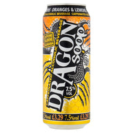 Dragon Soop Caffeinated Alcoholic Beverage Oranges & Lemons 8 x 500ml