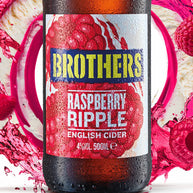 Brothers Raspberry Ripple English Cider 8 x 500ml