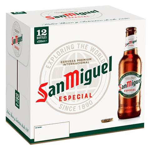 San Miguel Lager Bottles 12x330ml