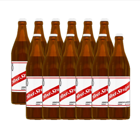 Red Stripe Bottles 12 x 660ml