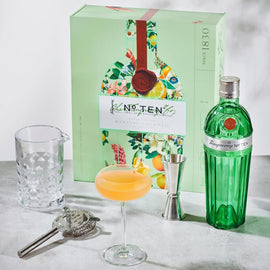 Tanqueray No. Ten Gin Martini Cocktail Gift Set 70cl