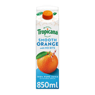 Tropicana Long Life Pure Smooth Orange Fruit Juice 6 x 850ml