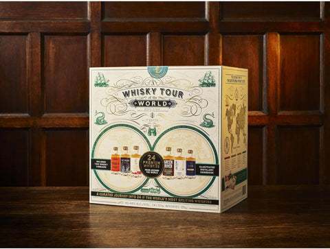 A Whisky Tour of the World 2024 - Miniature Gift Set 24 x 5cl Advent Calendar