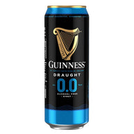 Guinness Draught 0.0 Alcohol Free Stout Beer 0.0% vol 24x538ml Cans