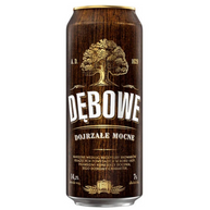 DEBOWE DOJRZALE MOCNE POLISH LAGER BEER  24 X 500ML