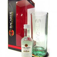 Bacardi Miniature Glass Coaster Gift Set