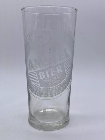 Amstel Bier Engraved Pint Glass