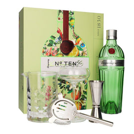 Tanqueray No. Ten Gin Martini Cocktail Gift Set 70cl