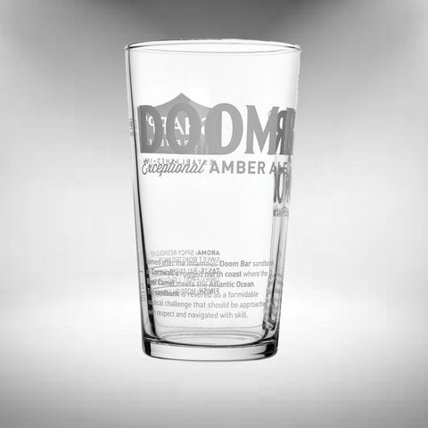 Sharp's Brewery Branded Doom Bar Pint Glass (161)