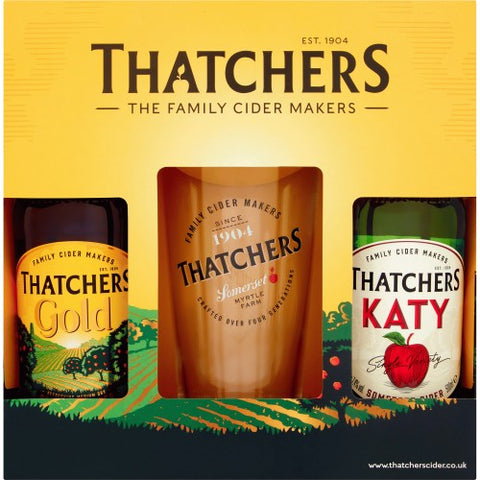 Thatchers Katy & Gold Duo & Pint Glass Gift Set