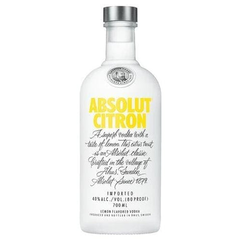 Absolut Citron Flavoured Vodka 70cl - Vodka