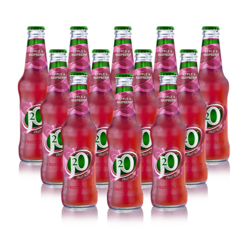 J2O Apple & Raspberry Bottles