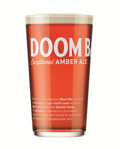 Sharp's Brewery Branded Doom Bar Pint Glass (161)